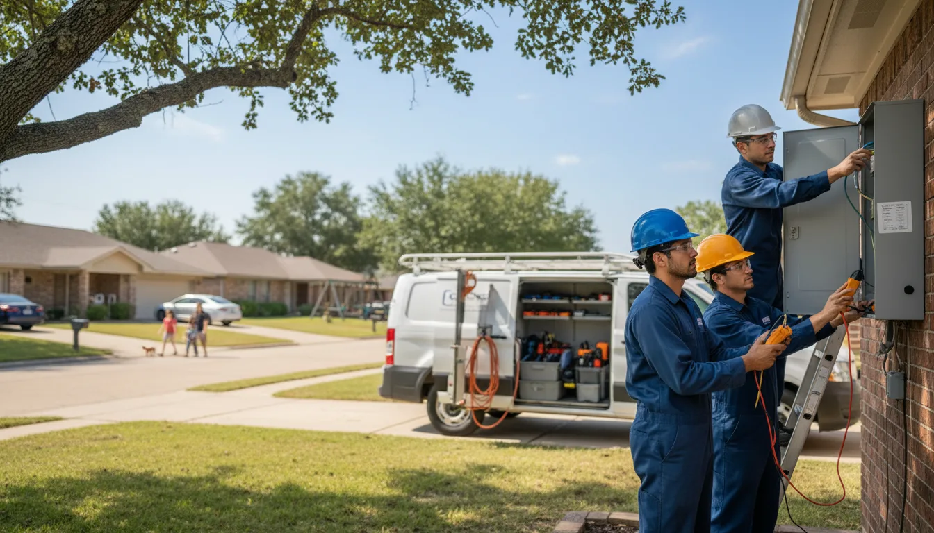 Certified electrician providing emergency electrical services in Eagle Grove, IA